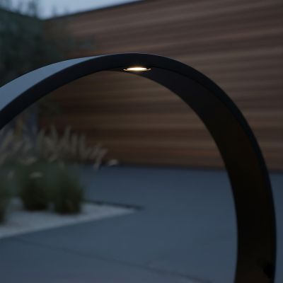 Lucide JEREL - Stĺpové svetlo - LED - 1x5W 3000K - IP54 - Čierny